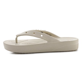 Chanclas Crocs Classic Platform Flip 207714-2Y2 beige 5