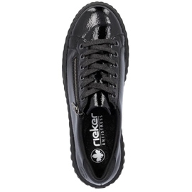 Zapatos cuña Rieker W N2501-00 negro 6