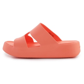 Chanclas Crocs Getaway Platform H-Strap 209409-84F naranja 9