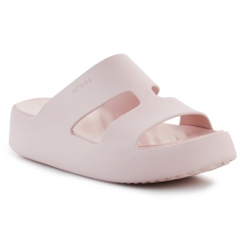 Chanclas Crocs Getaway Platform H-Strap 209409-6UR beige 6