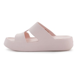 Chanclas Crocs Getaway Platform H-Strap 209409-6UR beige 9