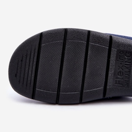 Inblu Zapatillas de estar por casa cómodas para hombre, azul marino 3