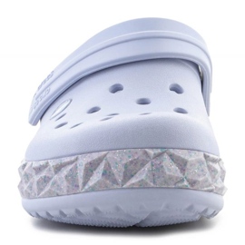 Chanclas Crocs Crockband Geométrica Glitter Band Clog 210134-5AF violeta 7