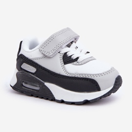 FR1 Zapatillas Deportivas Infantiles con Plataforma, Blanco y Negro 4