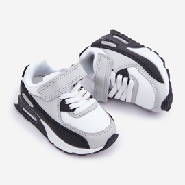 FR1 Zapatillas Deportivas Infantiles con Plataforma, Blanco y Negro 1