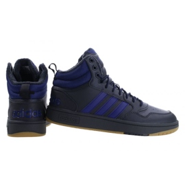 Zapatillas Adidas Hoops 3.0 Mid Wtr IF2635 azul 4