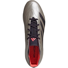 Botas de fútbol adidas Predator League Fg IF6349 plata 3