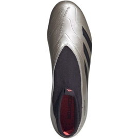 Botas de fútbol adidas Predator League Ll Fg IF6331 plata 3