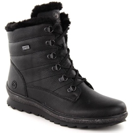 Rieker Botas aislantes de piel Remonte W RKR629B negro 4