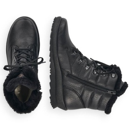 Rieker Botas aislantes de piel Remonte W RKR629B negro 13
