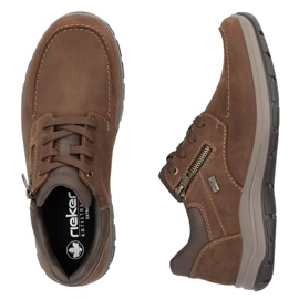 Rieker M RKR710 Zapatos de piel marrón 6