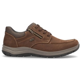Rieker M RKR710 Zapatos de piel marrón 8
