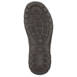 Rieker M RKR710 Zapatos de piel marrón 9