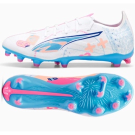 Zapatillas de fútbol Puma Ultra 5 Match Vol.Up FG/MG 108064-01 blanco 4