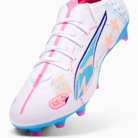 Zapatillas de fútbol Puma Ultra 5 Match Vol.Up FG/MG 108064-01 blanco 7