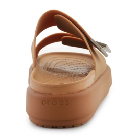 Chanclas Crocs Brooklyn Luxe Sandal 209586-2U3 marrón 4