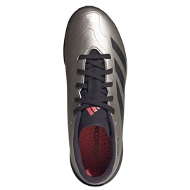 Botas de fútbol adidas Predator League Tf IF6414 plata 3