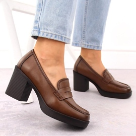 Zapatos de tacón Potocki W 12451 WOL265B marrón 6