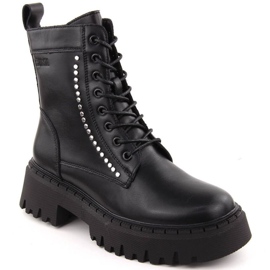 Botas de piel Big Star, aislantes OO274A255 INT2062 negro 4