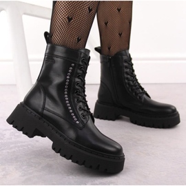 Botas de piel Big Star, aislantes OO274A255 INT2062 negro 6
