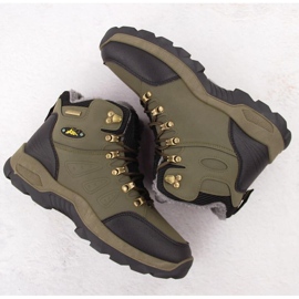 Botas de trekking con forro de piel Vanhorn, verde 4