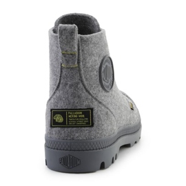 Zapatos Palladium Pampa Hi Merino 74377-027-M Gris 4