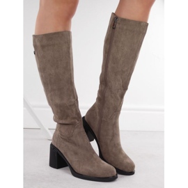 Botas de tacón alto de ante Potocki W 60314 WOL278B 5
