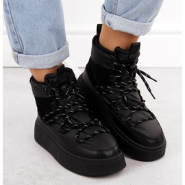 Botas de nieve Potocki con plataforma W 72302 WOL280A negro 7