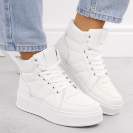 Zapatillas deportivas News altas W 8166 EVE465A blanco 7