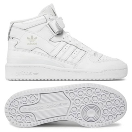 Zapatillas deportivas Adidas Forum Mid FZ2086 blanco 4