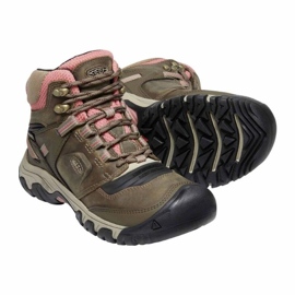 Zapatillas Trekking Keen Ridge Flex Mid Wp KE-1024921 marrón 5