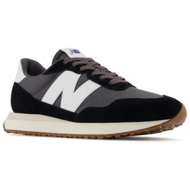 New Balance Zapatillas Hombre, Calzado Deportivo Lifestyle, Piel Ante, Negro (MS237GA) 3