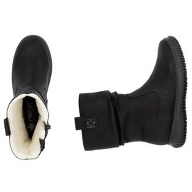 Rieker 74283-00 botines aislantes con cremallera, negro 11