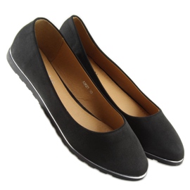 Bailarinas negras satinadas A8621 negro 1
