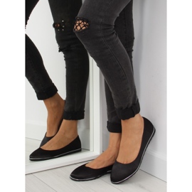 Bailarinas negras satinadas A8621 negro 3
