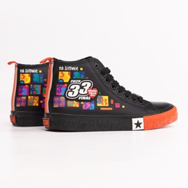 Zapatillas oficiales para mujer de Big Star x Wośp RR274A651 negro 3