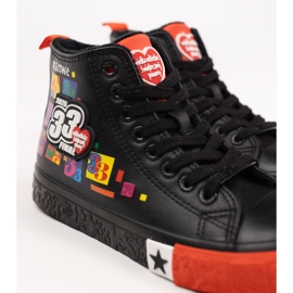 Zapatillas oficiales para mujer de Big Star x Wośp RR274A651 negro 4