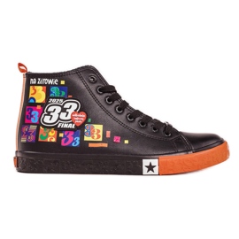 Zapatillas oficiales de hombre Big Star x Wośp RR174651 negro 8