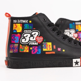Zapatillas oficiales de hombre Big Star x Wośp RR174651 negro 3