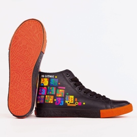 Zapatillas oficiales de hombre Big Star x Wośp RR174651 negro 6