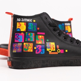 Zapatillas oficiales de hombre Big Star x Wośp RR174651 negro 7