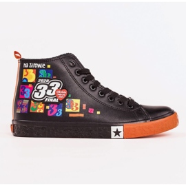 Zapatillas oficiales de hombre Big Star x Wośp RR174651 negro 9