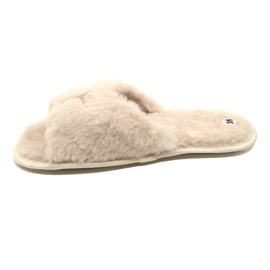 Evento Zapatillas para mujeres con piel suave 20pa36-3360 beige 1