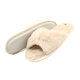 Evento Zapatillas para mujeres con piel suave 20pa36-3360 beige 4