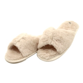 Evento Zapatillas para mujeres con piel suave 20pa36-3360 beige 2