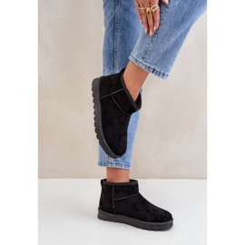 Botas de nieve clásicas de mujer en color negro. 2