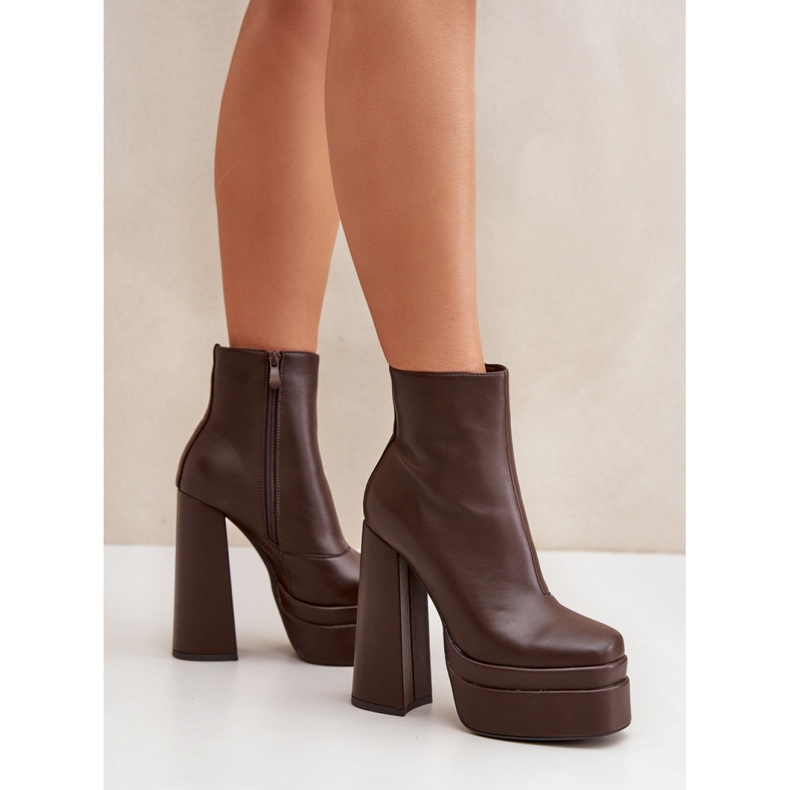 Step in style Botas Modelo Selahra JA-26 Chocolate - Paso con estilo marrón 1 Step in style Botas Modelo Selahra JA-26 Chocolate - Paso con estilo marrón 1