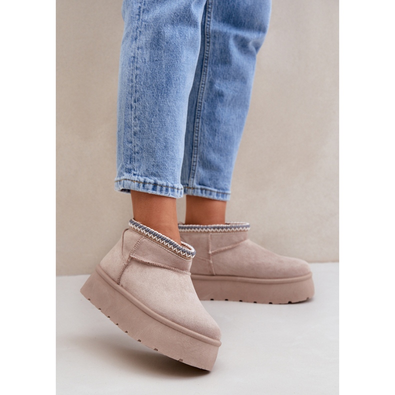 Step in style Botas de nieve Modelo Heslania HY877-39 Beige Claro - Pisa con estilo 1 Step in style Botas de nieve Modelo Heslania HY877-39 Beige Claro - Pisa con estilo 1