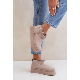 Step in style Botas de nieve Modelo Heslania HY877-39 Beige Claro - Pisa con estilo 2