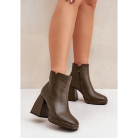 Step in style Botas Modelo Selarae LQ-48 Verde Oscuro - Paso con estilo 1 Step in style Botas Modelo Selarae LQ-48 Verde Oscuro - Paso con estilo 1